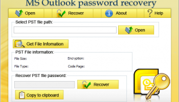 SysInfoTools Outlook Password Recovery screenshot