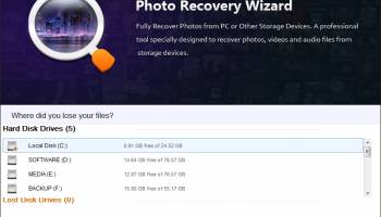 IUWEshare Photo Recovery Wizard screenshot