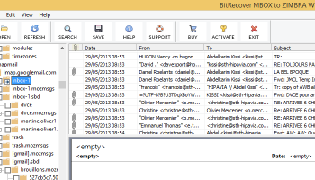 ABC Amber Eudora to Zimbra screenshot