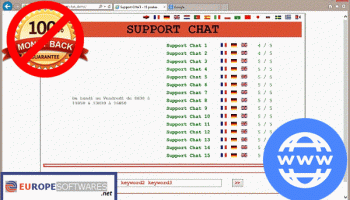 EuropeSoftwares Chat Support X15 screenshot