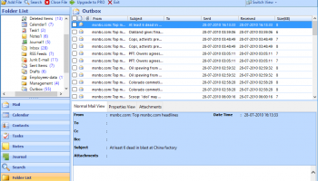 Free Outlook PST Viewer screenshot