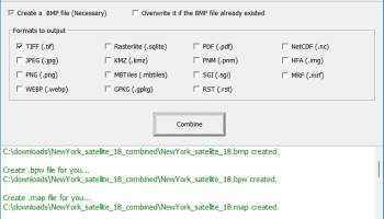 Google Hybrid Maps Downloader screenshot