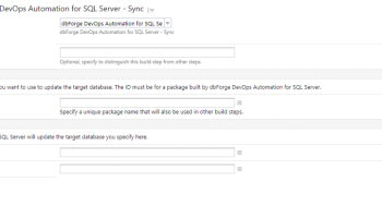 dbForge DevOps Automation for SQL Server screenshot