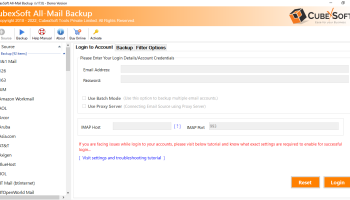 Bluehost Backup screenshot