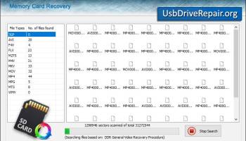 Memory Card Data Repair Program screenshot