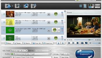 Tipard MXF Converter screenshot