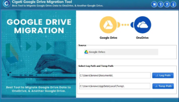 Google Drive to OneDrive Migration Tool screenshot