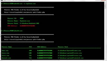 Process PEB Finder screenshot