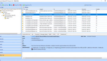 Open and Read PST File Viewer screenshot