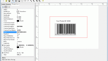 iWinSoft Barcode Generator screenshot