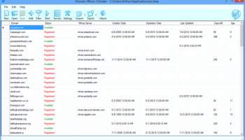 Domain Whois Checker screenshot