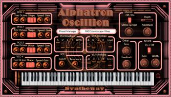 Alphatron Oscillion VST VST3 Audio Unit screenshot