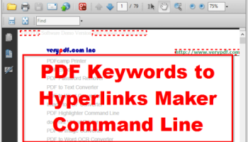 VeryUtils PDF Keywords to Hyperlinks Maker screenshot