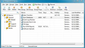Macro Scheduler - Macro Recorder screenshot