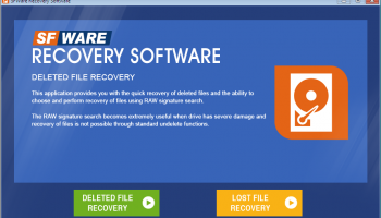 SFWare Deleted File Recovery screenshot