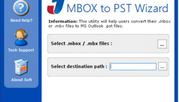 MBOX to PST Wizard screenshot