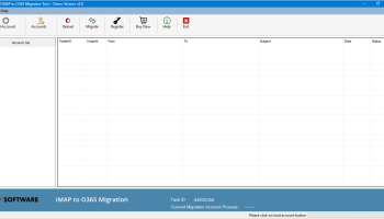 vMail IMAP to Office 365 Migration Tool screenshot