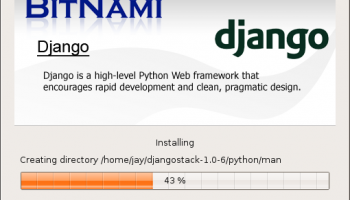 BitNami DjangoStack screenshot