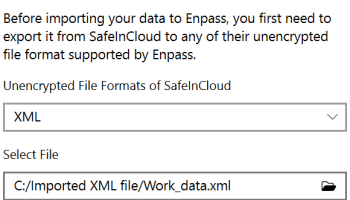 Portable SafeInCloud screenshot