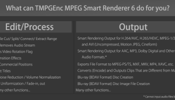 TMPGEnc MPEG Smart Renderer screenshot