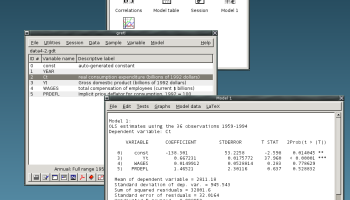 gretl screenshot