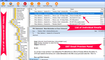 Instant Data Care OST to PST screenshot