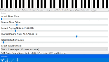 GiMeSpace TouchSpace Synth screenshot