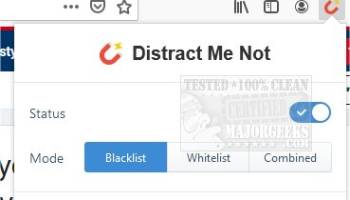 Distract Me Not for Firefox screenshot
