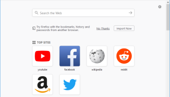 Portable Firefox screenshot