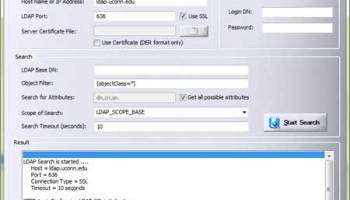 LDAP Search screenshot