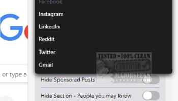 SocialFocus: Hide Distractions for Chrome screenshot