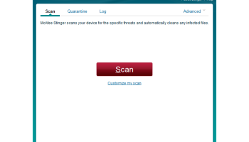 McAfee Stinger Portable screenshot