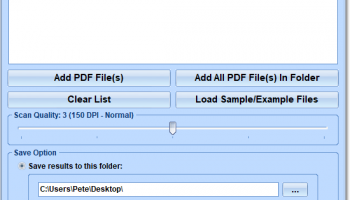 Make PDF Look Scanned Software screenshot