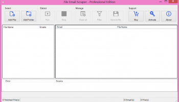 File Email Scraper screenshot