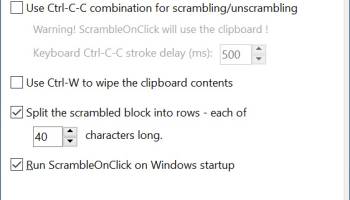 ScrambleOnClick screenshot