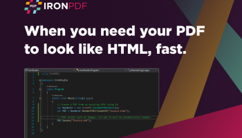 PDFSharp HTML to PDF screenshot