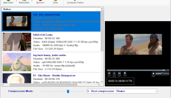 Simple Video Compressor screenshot