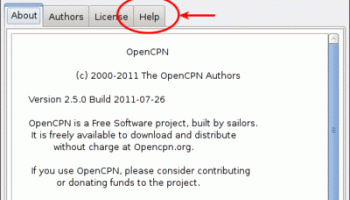 OpenCPN screenshot