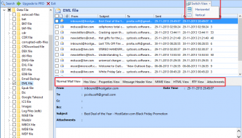 Open EML File screenshot