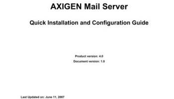 AXIGEN Enterprise Edition screenshot