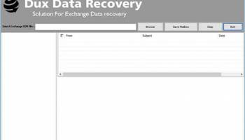 Exchange EDB File Recovery screenshot