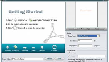 Aiseesoft PDF to SWF Converter screenshot