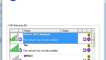 Intel PROSet/Wireless WiFi Software screenshot