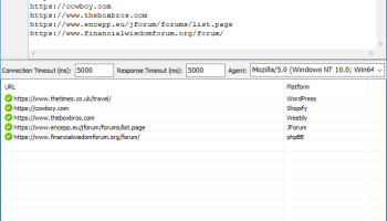 VOVSOFT - Web Platform Identifier screenshot