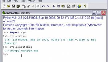 Movable Python screenshot