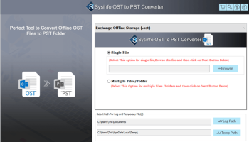 OST to PST Migration Tool screenshot