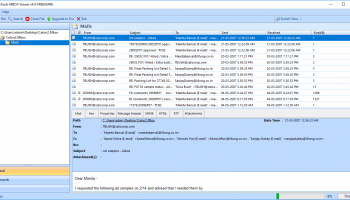 MBOX File Reader screenshot