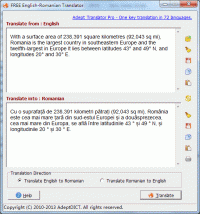 FREE English-Romanian Translator screenshot