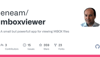 MBox Viewer screenshot