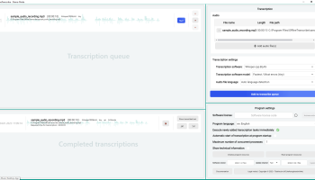 OfflineTranscribe screenshot